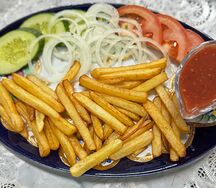 Тарелка к шашлыку