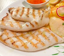 Кальмар на гриле