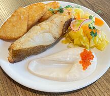 Стейк из палтуса