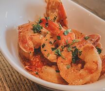 Креветки в соусе Том Ям