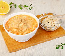 Том ям с курицей терияки