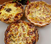 Киш с курицей и грибами