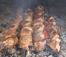 Шашлык из свиной шеи