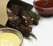 Гренки с чесночком