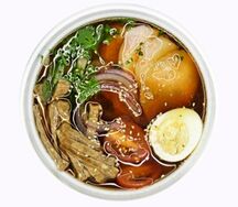 Рамен с курицей