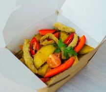 Картофель с овощами