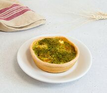 Киш с брынзой и брокколи