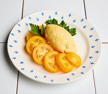 Помидоры с сыром и чесноком