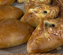 Пирожок Курица-грибы на био муке