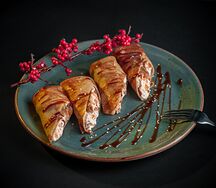 Блины с лососем 