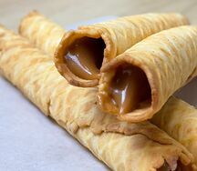 Трубочка с вареной сгущенкой