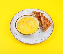 Сырно-сливочный суп с беконом