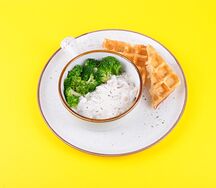 Сливочная курочка с брокколи