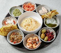 Олимпийский завтрак с морепродуктами