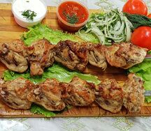 Шашлык из куриного бедра