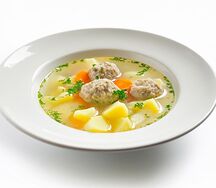 Суп с фрикадельками