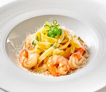 Паста с креветками