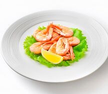 Креветки королевские отварные