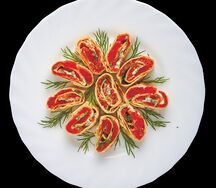 Рулетик с сёмгой