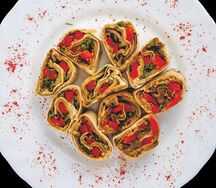 Рулетик с баклажанами