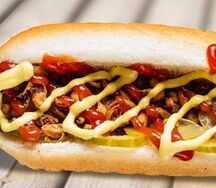 Хот-дог по-датски халяль