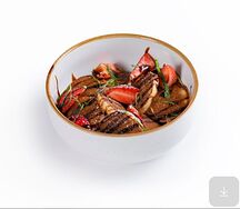 Мини-панкейки с шоколадом