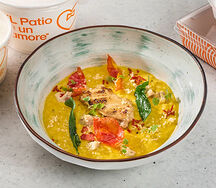 Тыквенный суп с пастрами из утки