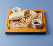 Ролл цезарь с куриным филе