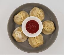 Манты с мясом и джусаем