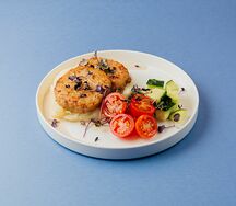 Куриные котлетки с картофельным пюре