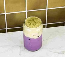 Черничная матча со льдом