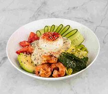 Боул с креветкой и кус-кусом