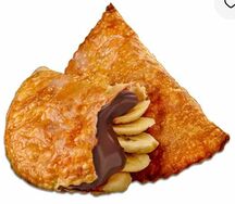 Чебурек с с нутеллой и бананом