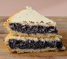 Мини-пирог творожный с маком