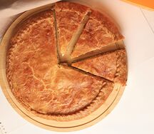 Мини пирог с грибами