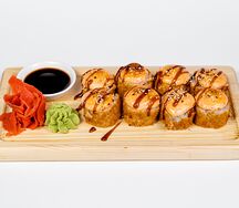 Аляска запечённая с курицей