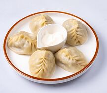 Манты с рубленой говядиной