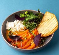 Запеченная тыква со страчателлой