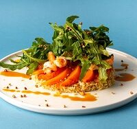 Запеченная тыква с булгуром