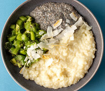 Каша из семян Чиа на кокосовом молоке с киви