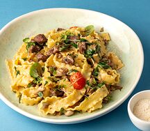 Паста с томленной говядиной