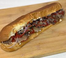 Донер в багете с курицей  