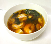 Суп Мисо широ с креветками