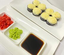 Запечённый ролл с угрем 