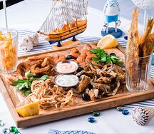 Большая морская тарелка