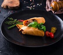 Буррито с курицей BBQ из смокера