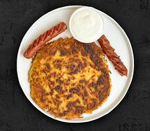 Драники с колбасками
