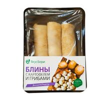 Блинчики с картофелем и грибами