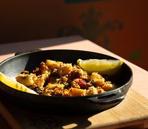 Запеченные бейби-кальмары Gratinati