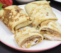 Блинчик с творогом